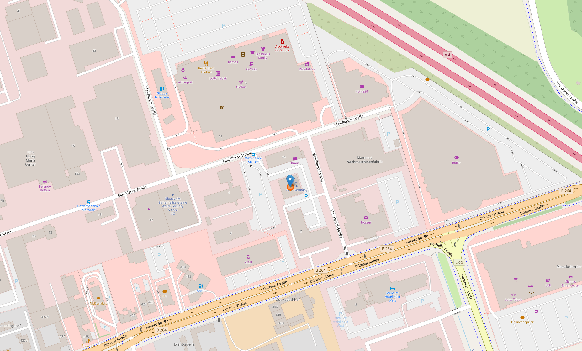 Karte: S+R Data-Service GmbH auf OpenStreetMap.de